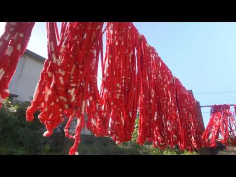 久留米絣のアウトドアショーツ BLACK